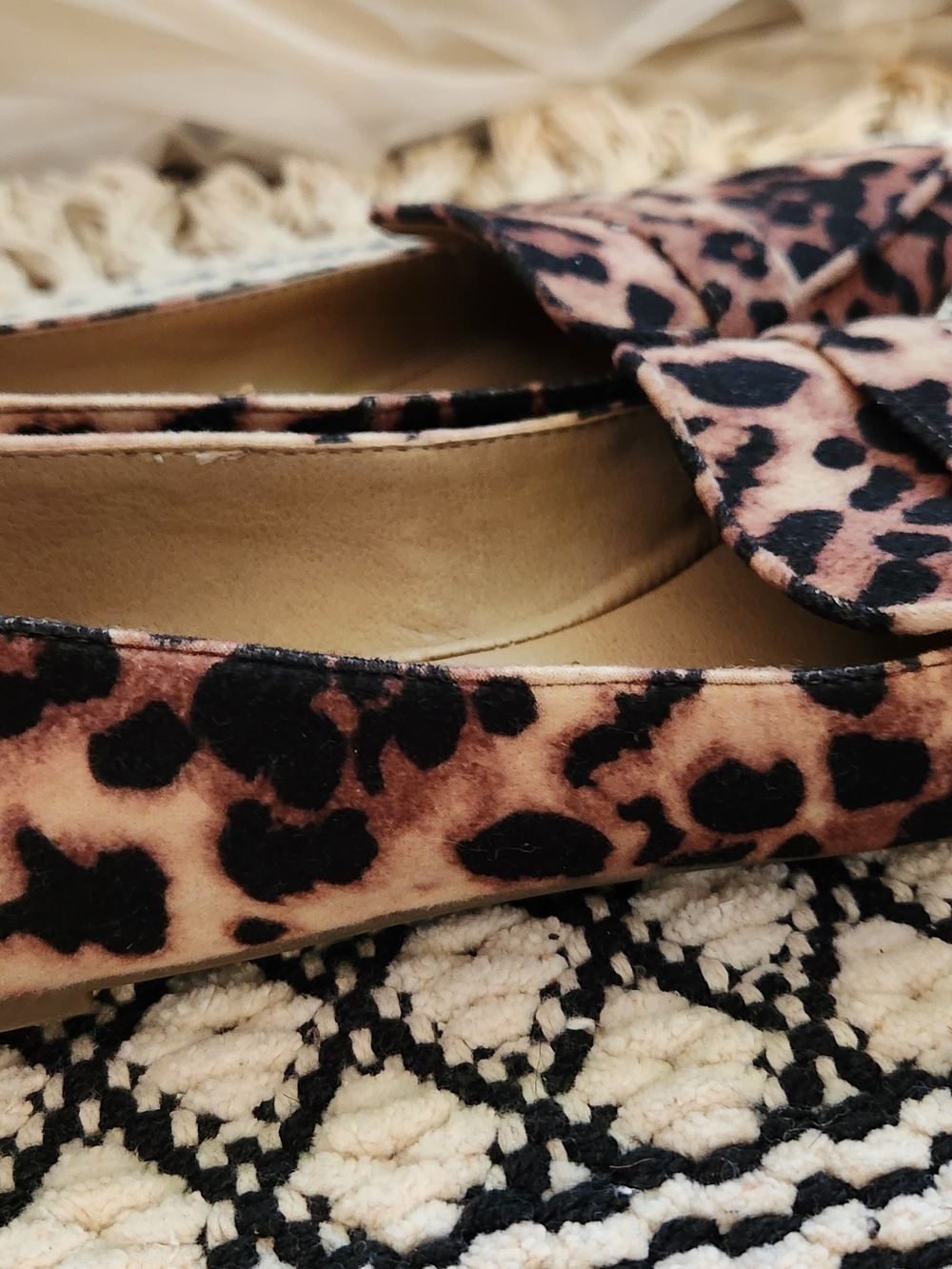 Steve Madden Leopard Print Pointed Loafers - Brown - Picture 4 of 4